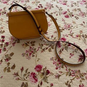 Vera Bradley Mustard Leather Crossbody Bag